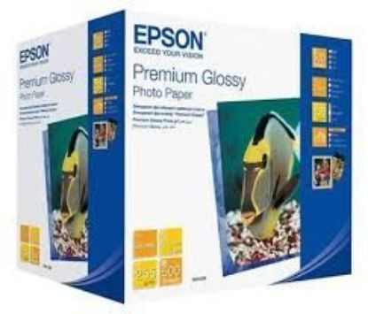 Изображение Фотопапір 100 x 150 мм Epson Premium Glossy Photo Paper,  500 арк, 250 г/м2 (C13S041826)