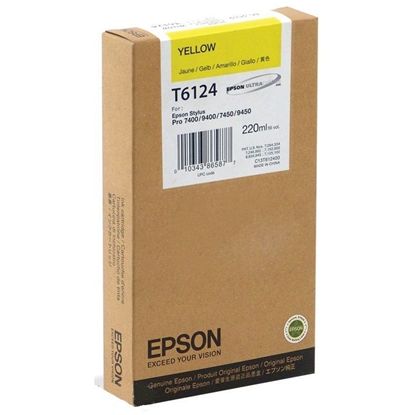 Зображення Картридж струменевий Epson StPro 7400, 9400, 7450, 9450 yellow 220ml (C13T612400)