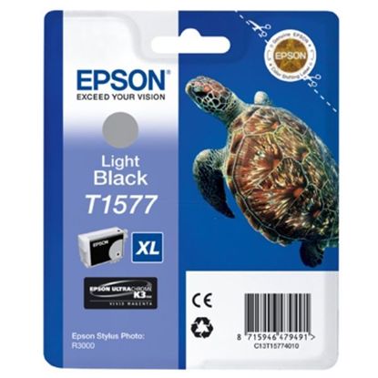 Зображення Картридж cтруменевий Epson StPhoto R3000 Light Black (C13T15774010)