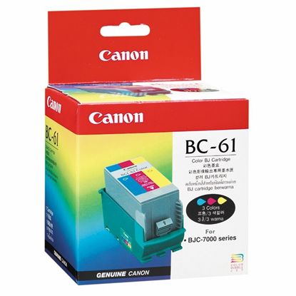 Зображення Картридж cтруменевий Canon BC-61 Color для BJC-7000, 7100 (F45-1241400)