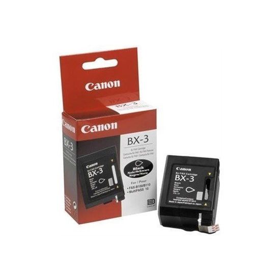Изображение Картридж струменевий Canon BX-3 Black для Fax-B100,110,120,140,150,155,820,840, MultiPASS 10 (0884A002)