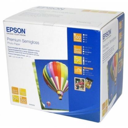 Зображення Фотопапір 100 x 150 мм Epson Premium Semiglossy Photo Paper,  500 арк, 250 г/м2 (C13S042200)
