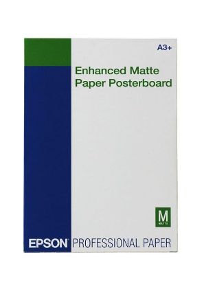 Изображение Папір A2 Epson Enhanced Matte Posterboard, 20 арк, 800 г/м2 (C13S042111)