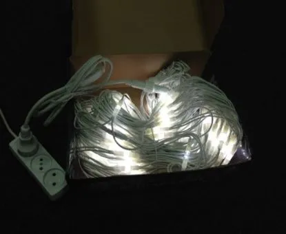 Зображення Гірлянда ML-Illumination ML737, LED білий 406 шт, 50,6 Вт, сітка - Ш-2,5м В-1,2м (ML737)