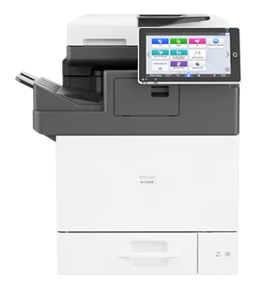 Изображение БФП A4 Ricoh IM C400SRF, 43 стор./хв., повноколірний мережевий, 4-в-1, фінішер-степлер, SPDF, дуплекс (418575)