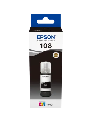 Изображение Контейнер з чорнилом  Epson 108 Black (C13T09C14A)