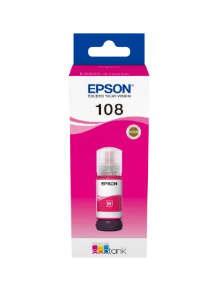 Изображение Контейнер з чорнилом  Epson 108 Magenta (C13T09C34A) 