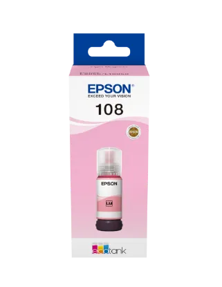 Изображение Контейнер з чорнилом  Epson 108 Light Magenta (C13T09C64A)