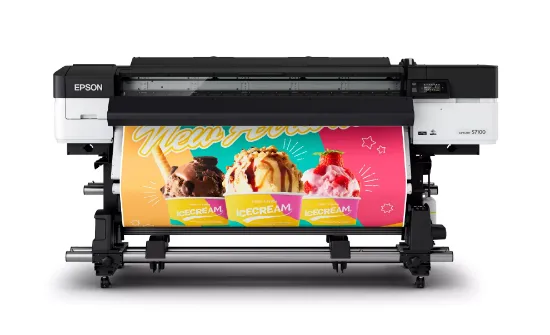 Изображение Принтер 64" Epson SureColor S7100, екосольвентний з технологією PrecisionCore (C11CL67301A0)